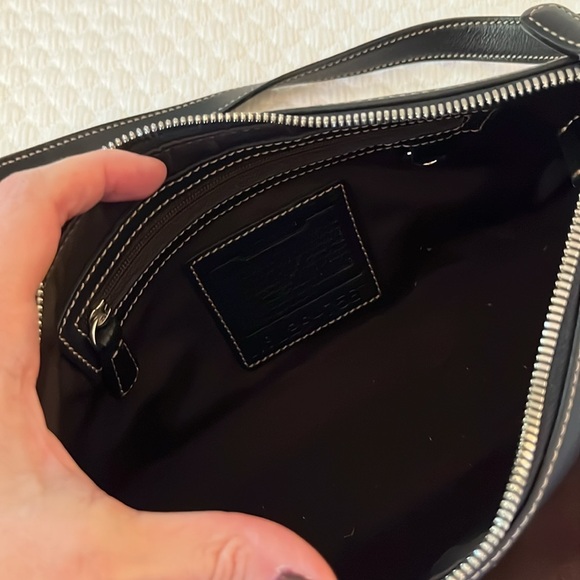 Coach Hampton Bag Vintage Black Leather - Picture 2 of 8